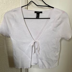 Small, White, Forever 21 Top